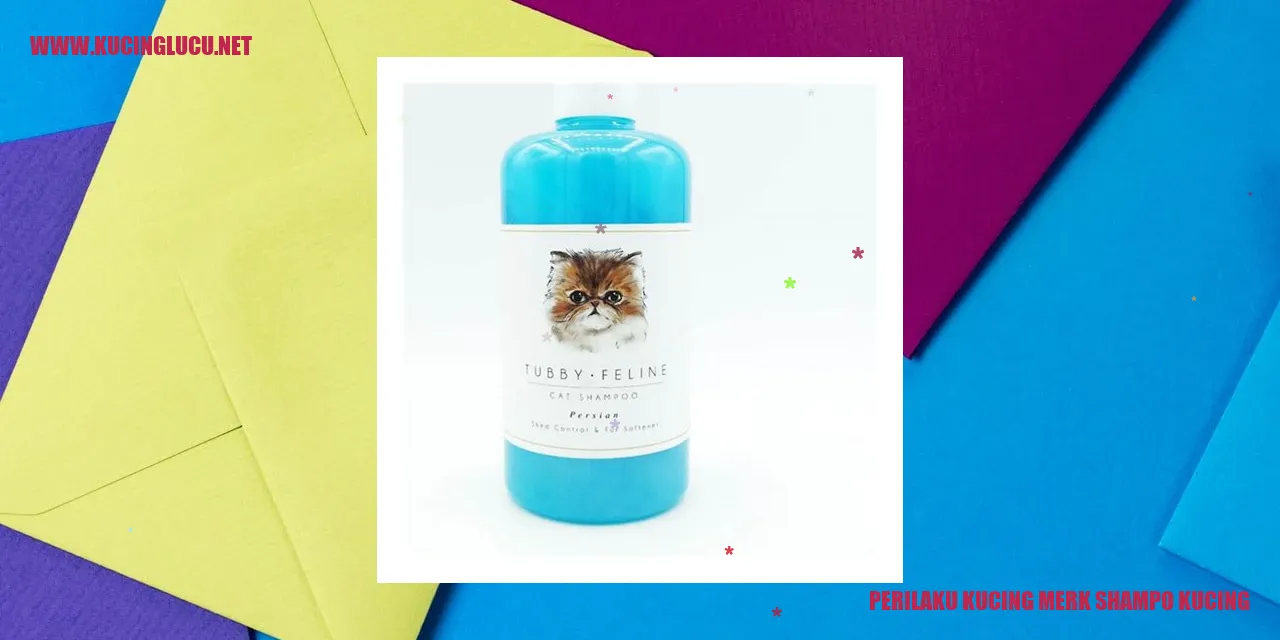 Perilaku Kucing merk shampo kucing