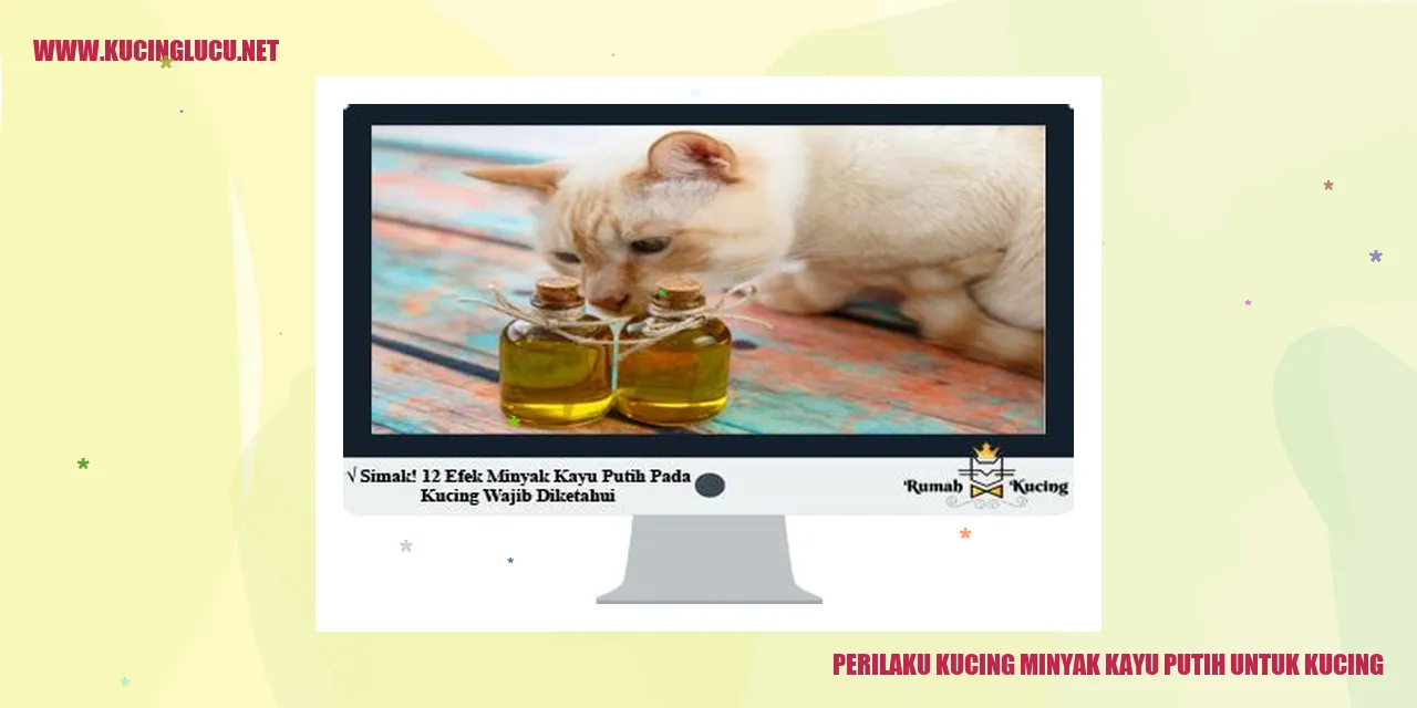 Kucing minyak kayu putih