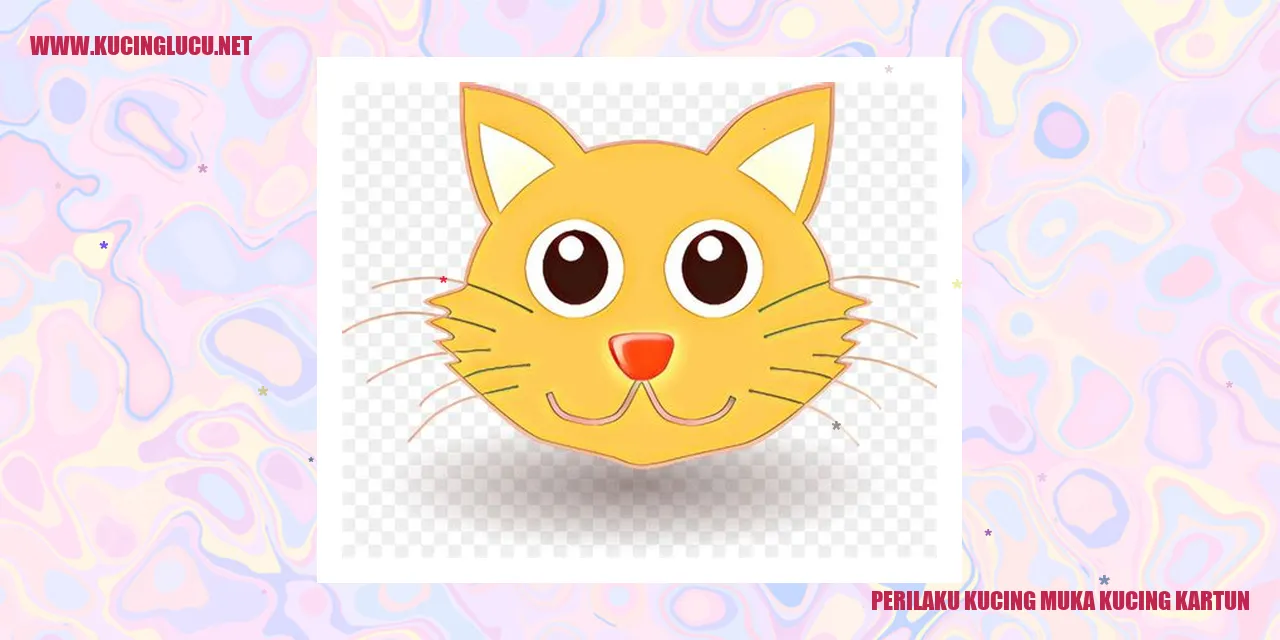 Perilaku Kucing Muka Kucing Kartun