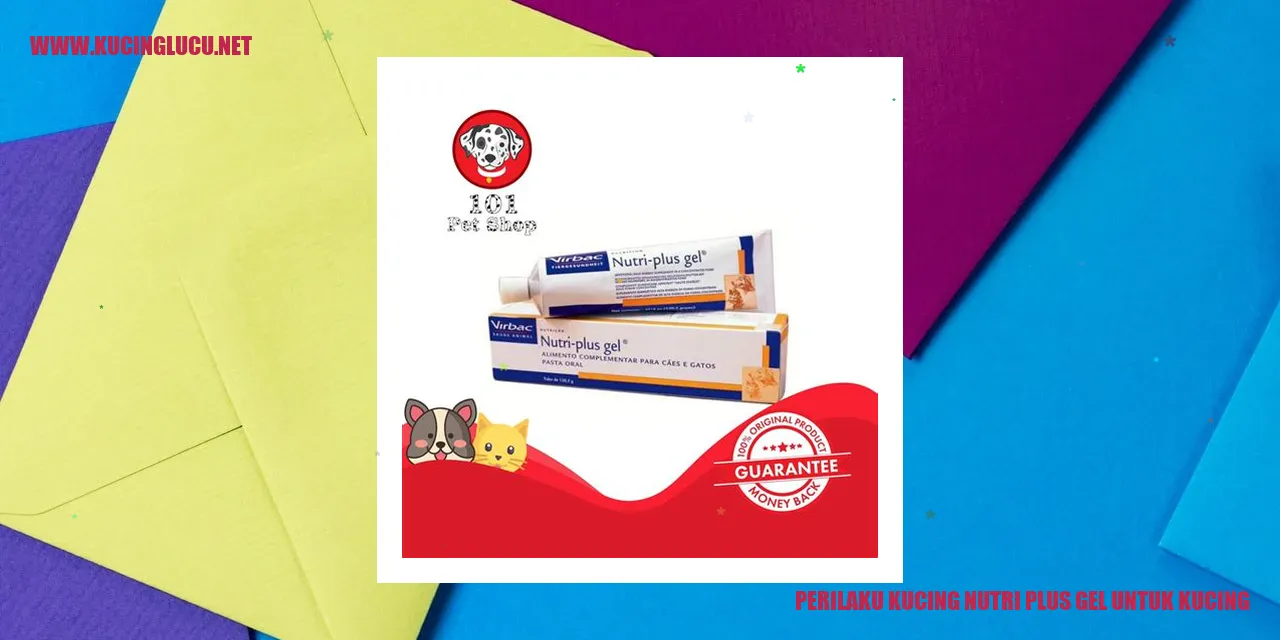 Perkembangan Kelakuan Kucing dengan Nutriplus Gel