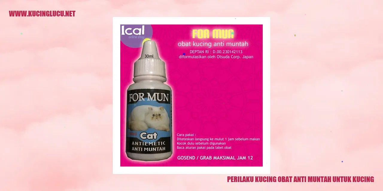 Gambar Kucing yang sedang muntah