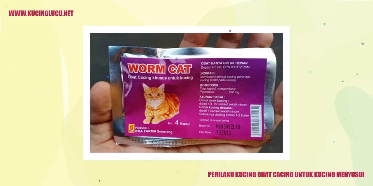 Perilaku Kucing obat cacing untuk kucing menyusui