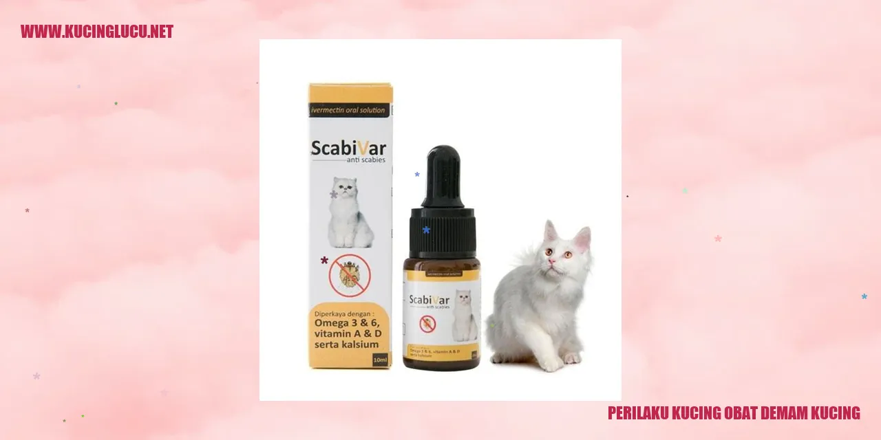 Perilaku Kucing obat demam kucing