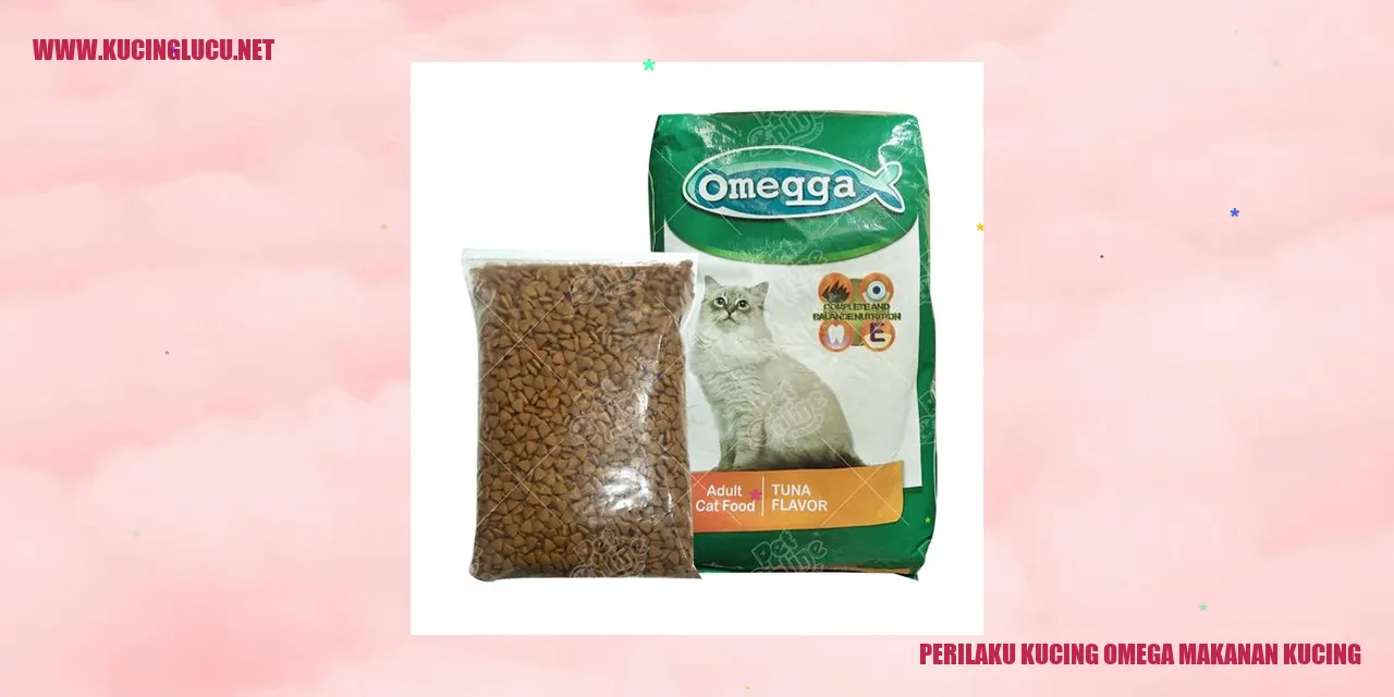 Kucing Omega Mengkonsumsi Makanan Kucing