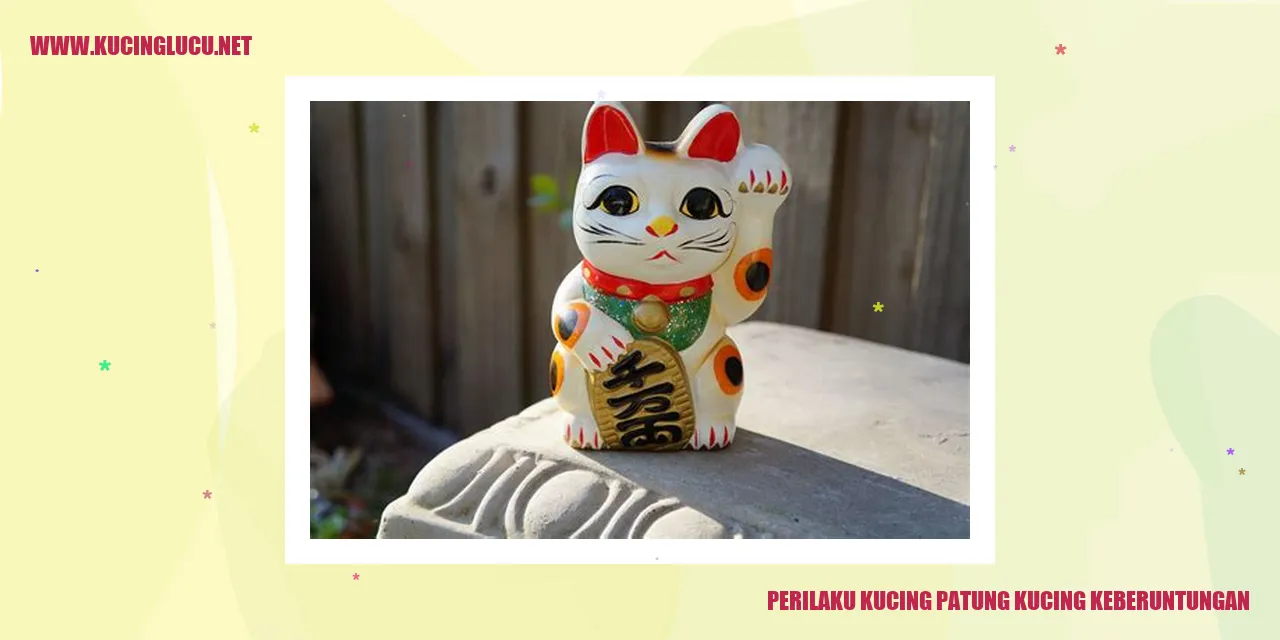 Kucing Patung Kucing Keberuntungan