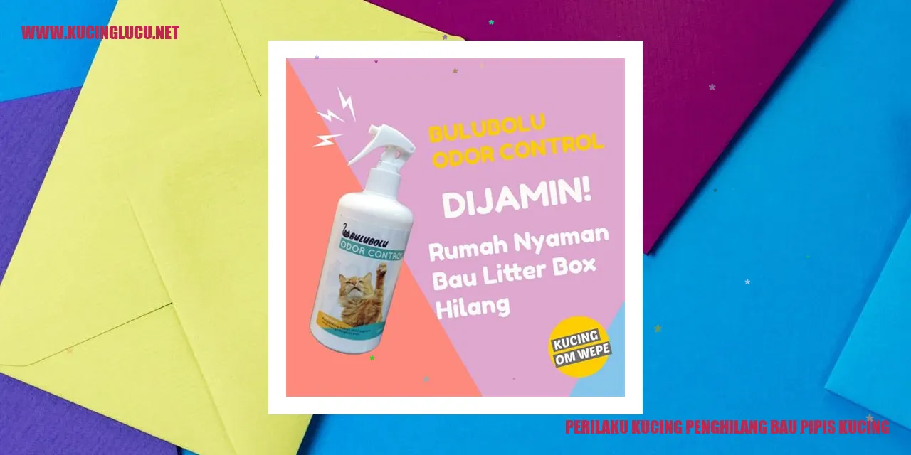 Perilaku Kucing Penghilang Bau Pipis Kucing