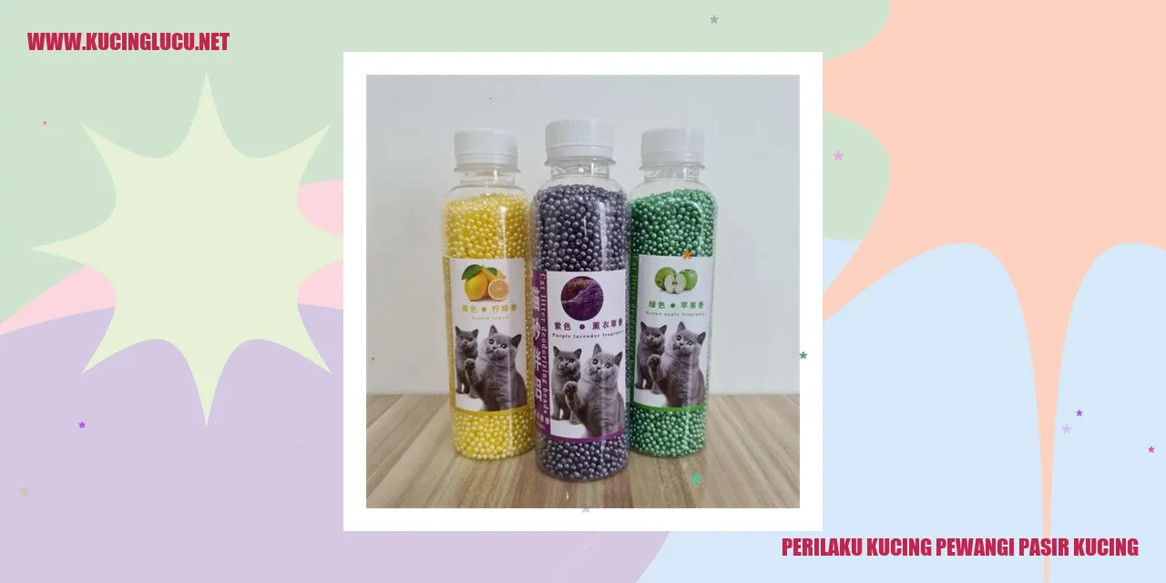 Perilaku Kucing Pewangi Pasir Kucing