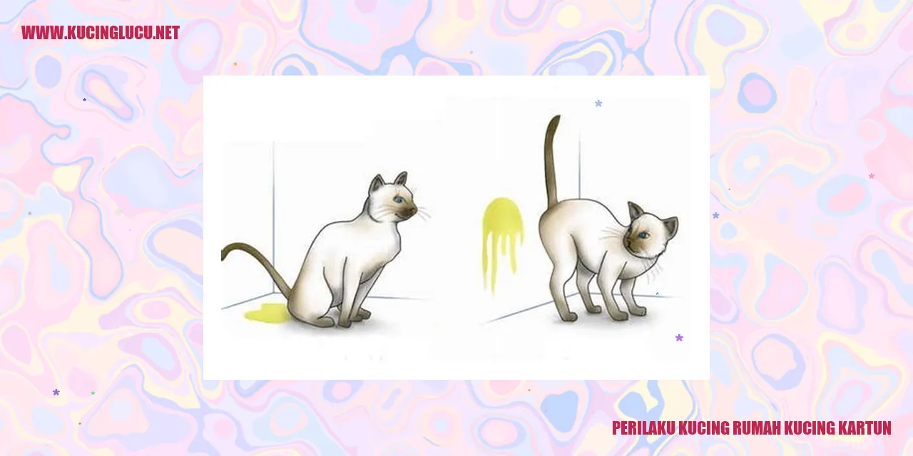 Perilaku Kucing Rumah Kucing Kartun