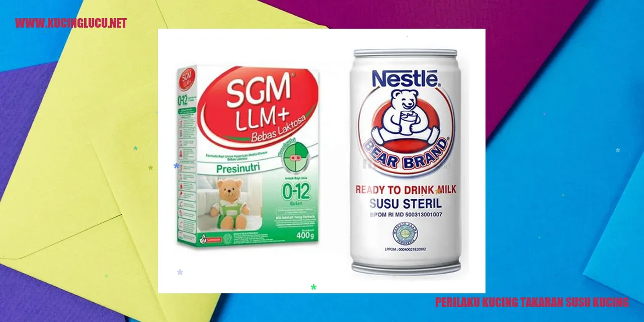 Perilaku Kucing takaran susu kucing