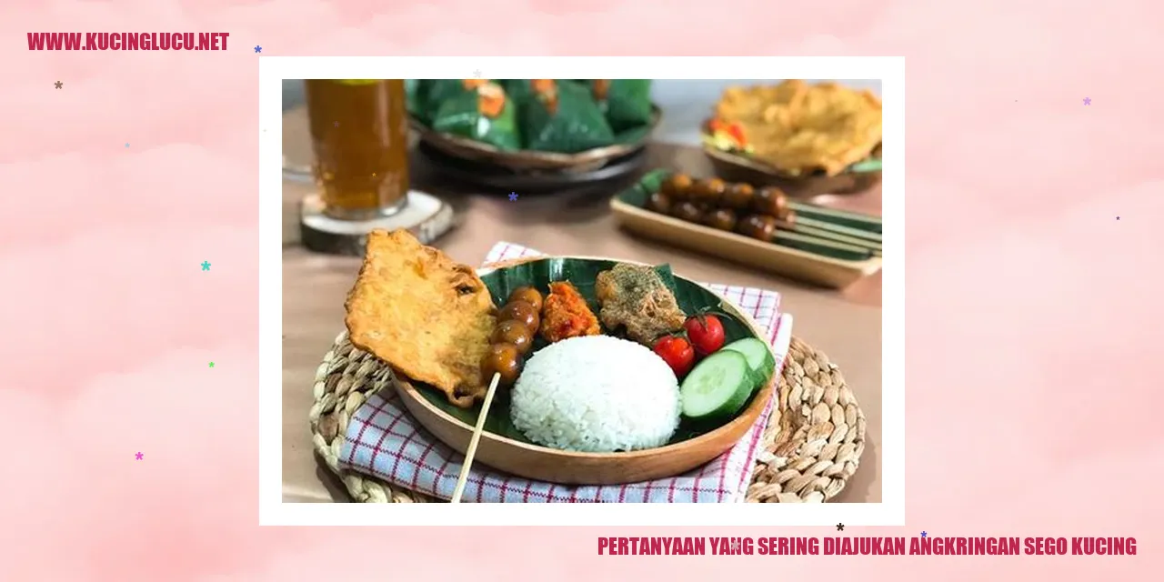 Gambar Angkringan Sego Kucing