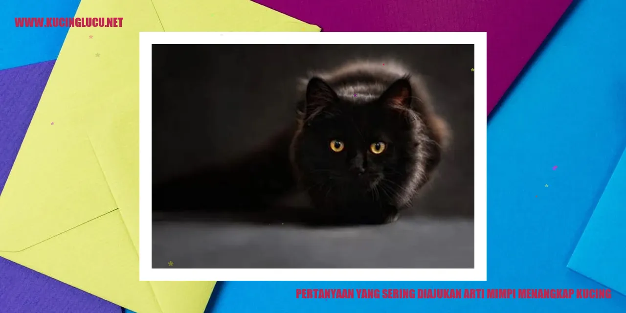 Arti Mimpi Menangkap Kucing