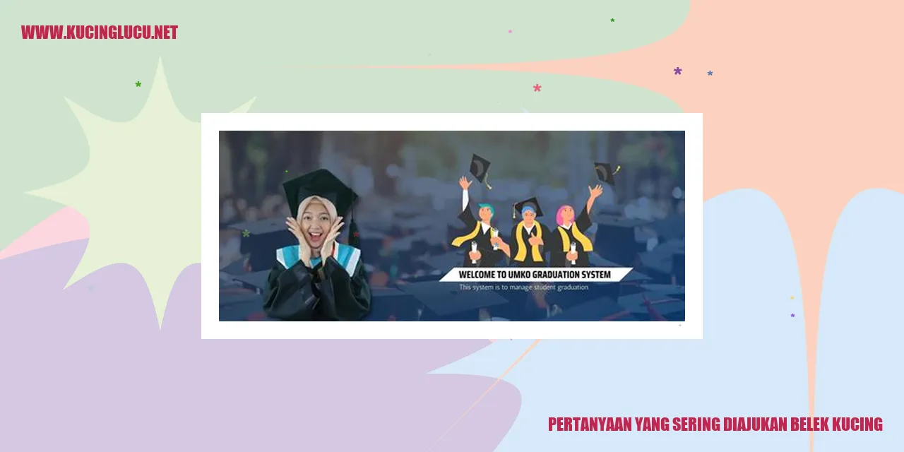 Pertanyaan yang Sering Diajukan belek kucing