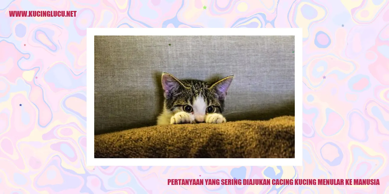 Gambar cacing kucing