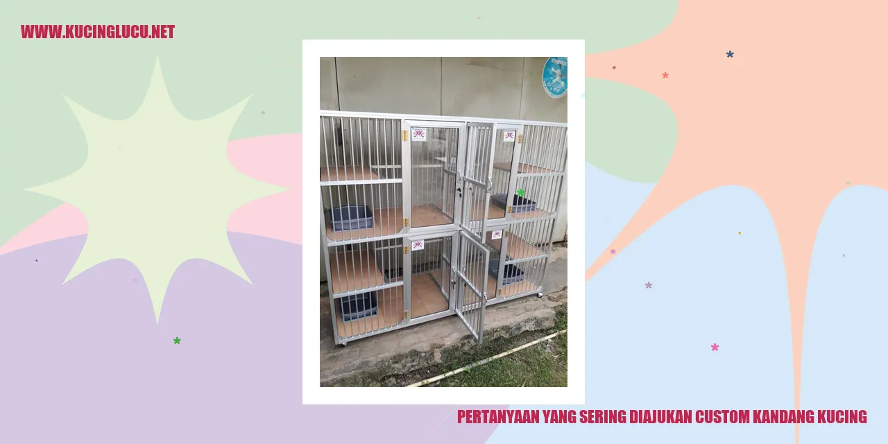 custom kandang kucing