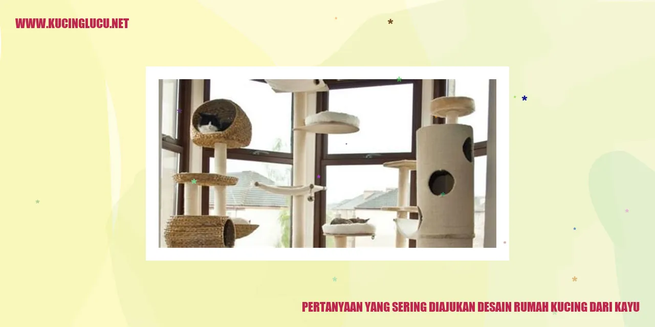 Rumah Kucing dari Kayu
