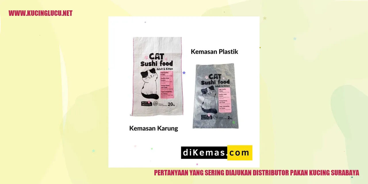 Ilustrasi tentang Pertanyaan yang Sering Diajukan distributor pakan kucing Surabaya