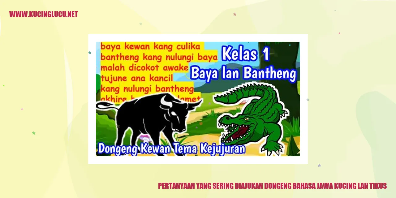 Gambar Kucing dan Tikus