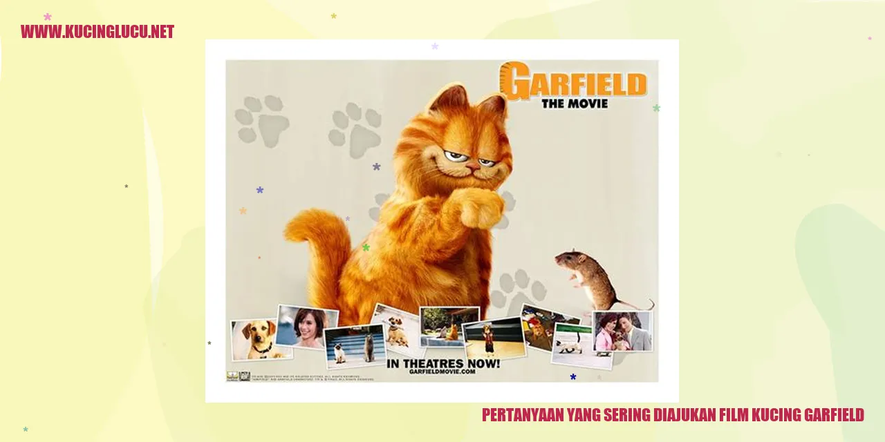 Pertanyaan yang Sering Diajukan film kucing Garfield