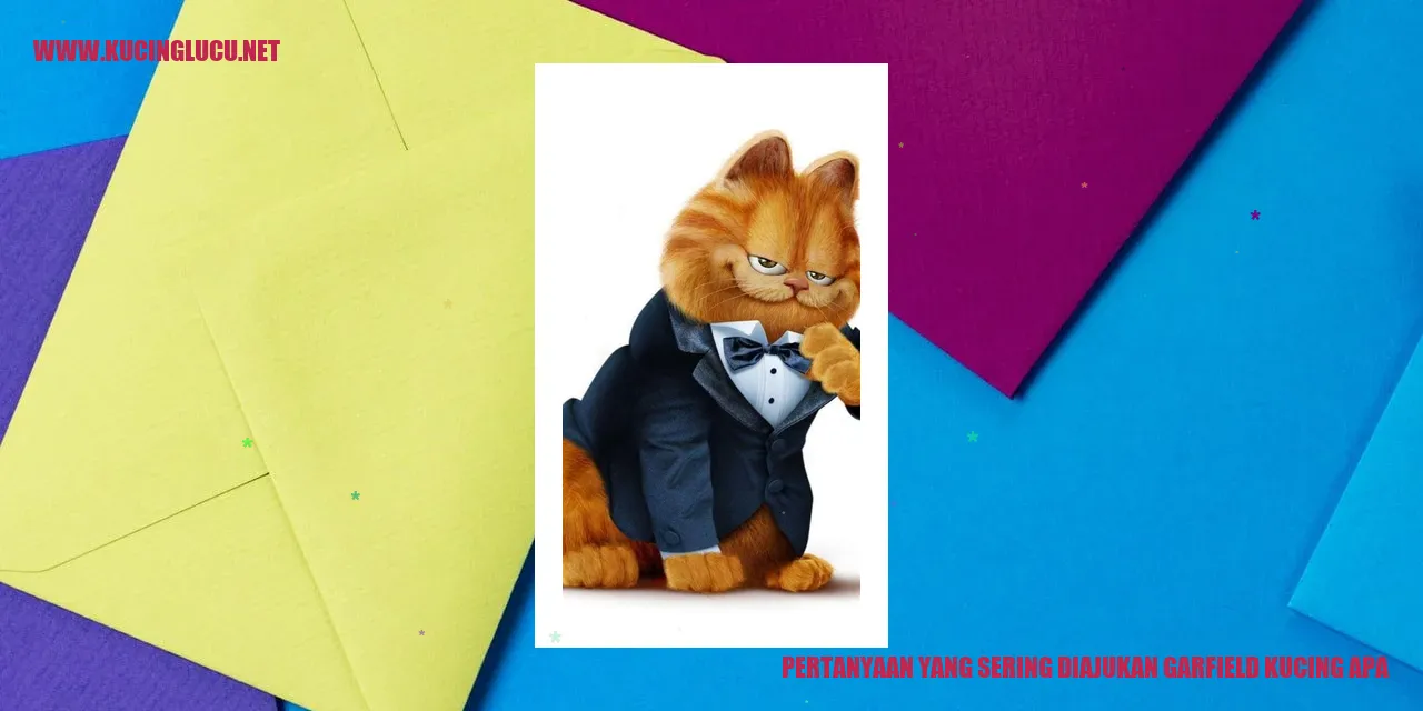 Gambar Garfield Kucing