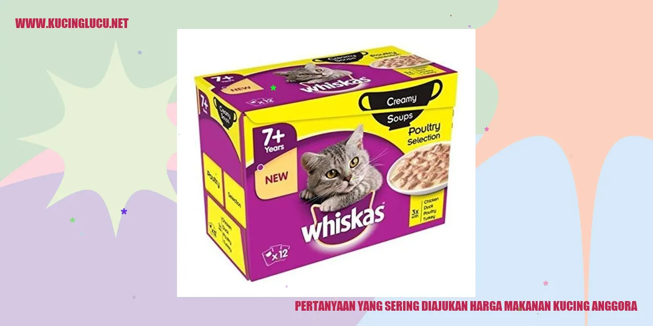 Pertanyaan yang Sering Diajukan Mengenai Harga Pangan Kucing Anggora