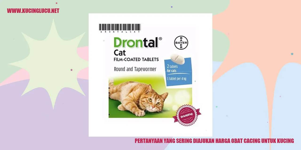 Gambar: Pertanyaan yang Sering Diajukan harga obat cacing untuk kucing