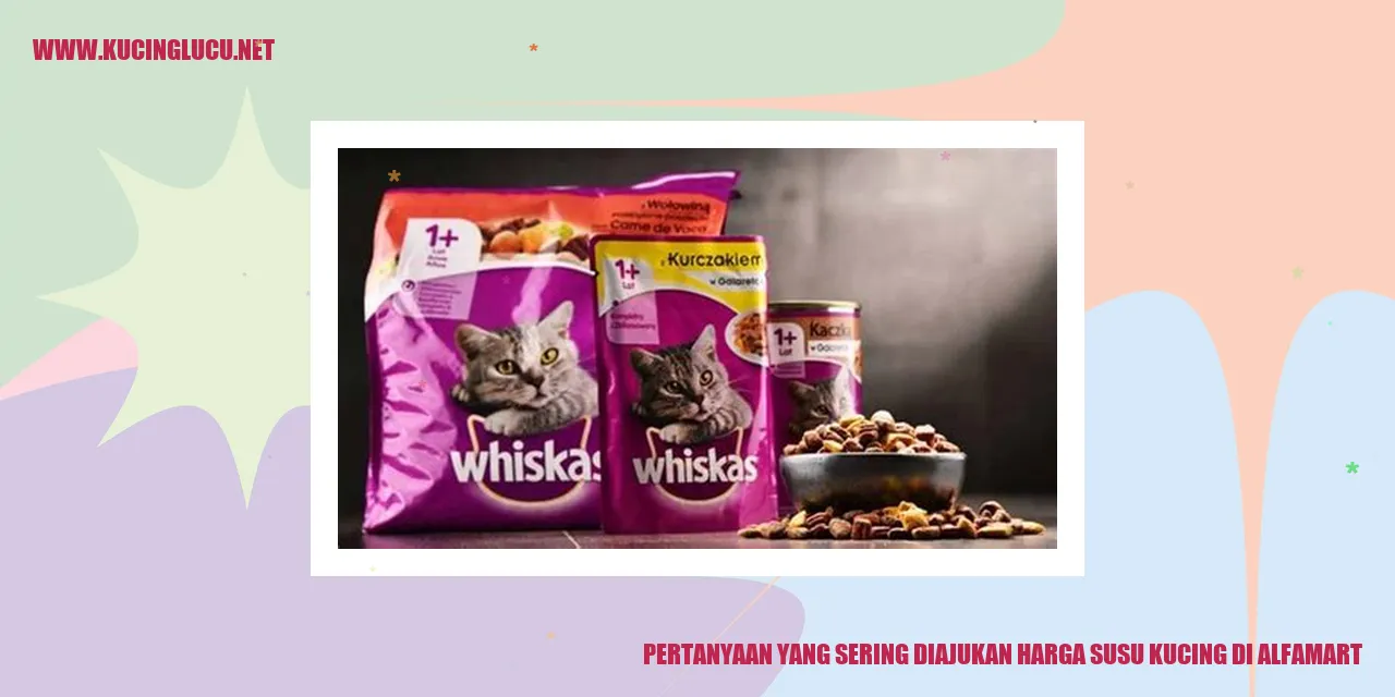 Pertanyaan yang Sering Diajukan tentang Harga Susu Kucing di Alfamart