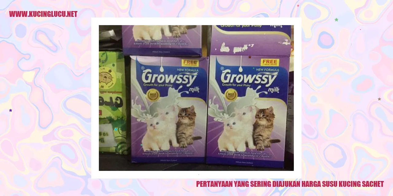 gambar susu kucing sachet