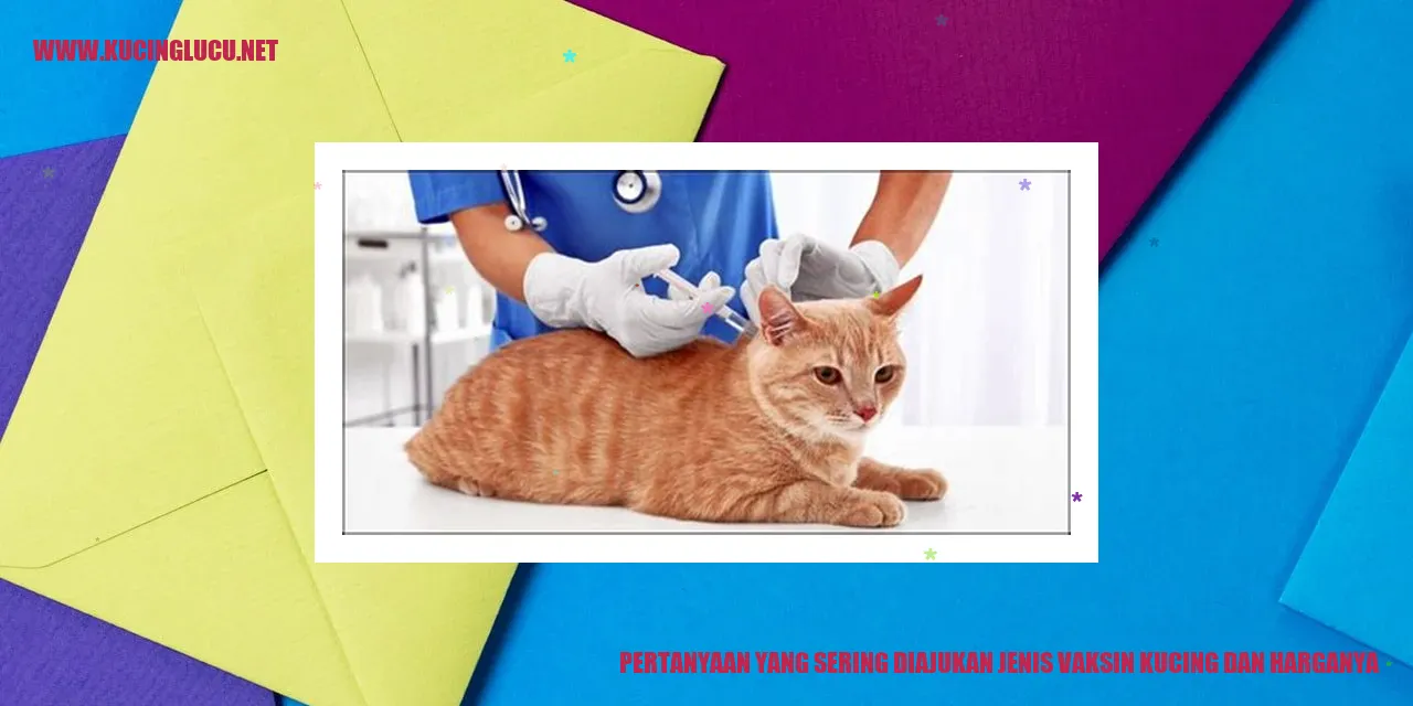 Vaksin Kucing