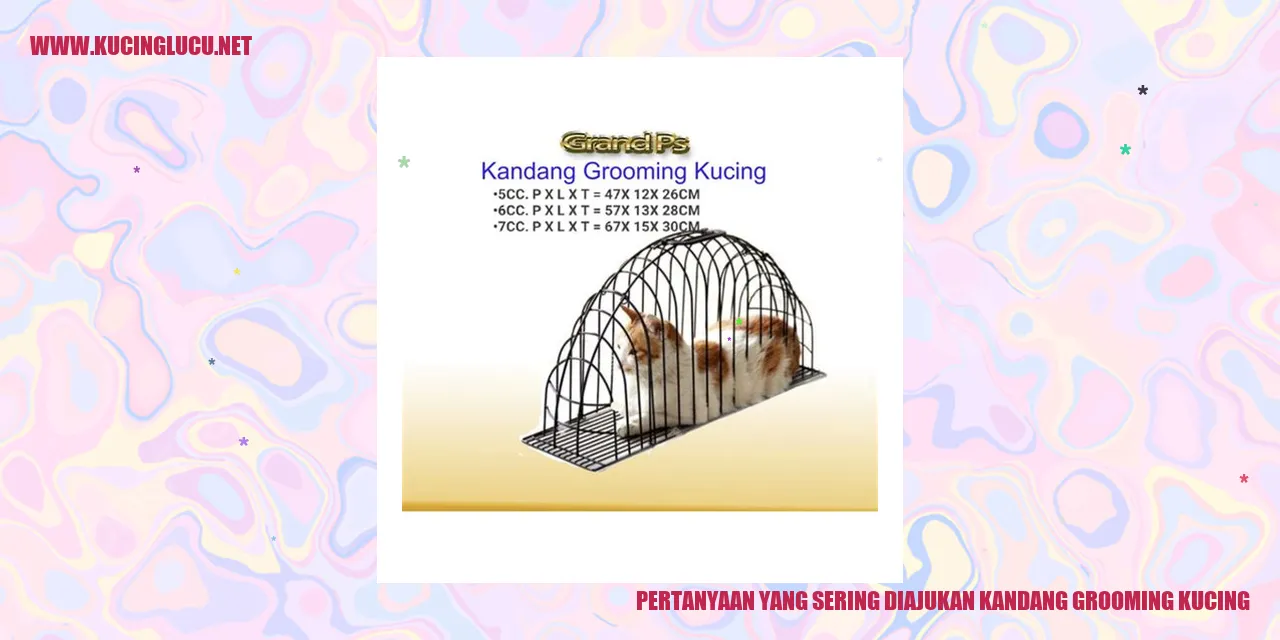Kandang Perawatan Kucing