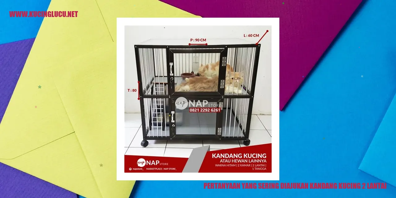 Pertanyaan yang Sering Diajukan kandang kucing 2 lantai
