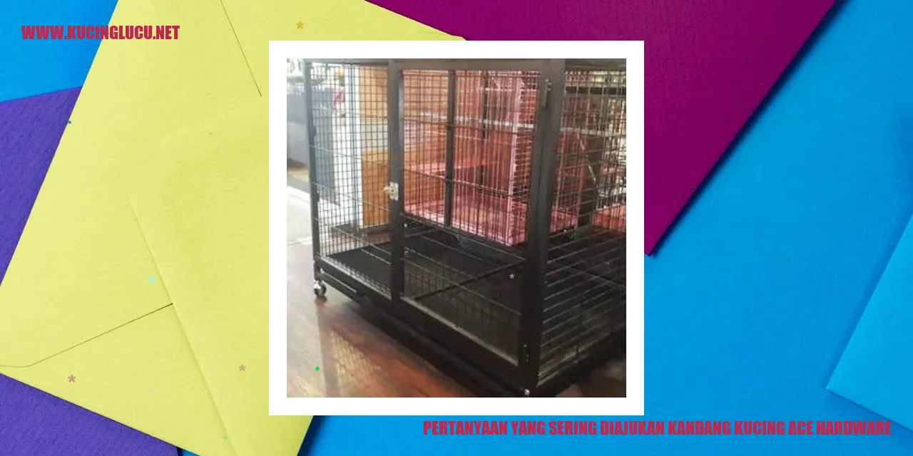 kucing dalam kandang