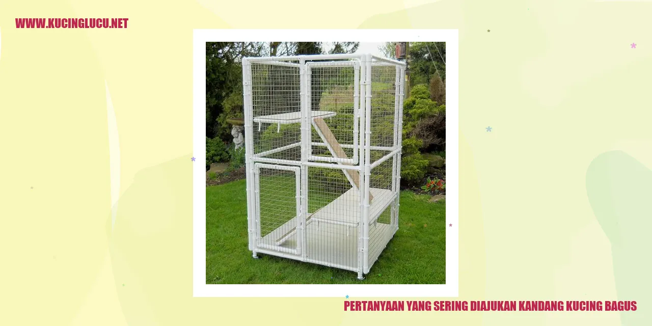 Pertanyaan yang Sering Diajukan kandang kucing bagus