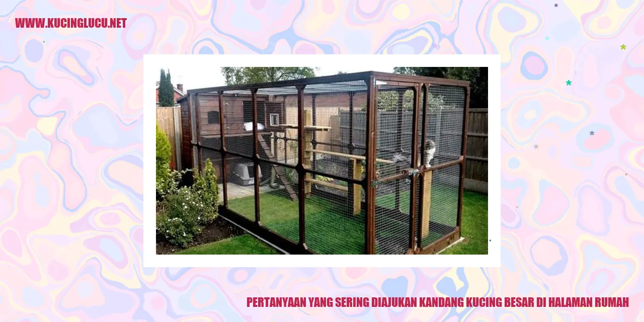 Kandang Kucing Besar