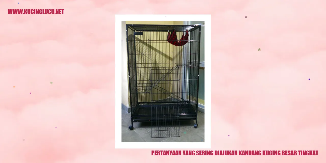 Kandang Kucing Besar Tingkat