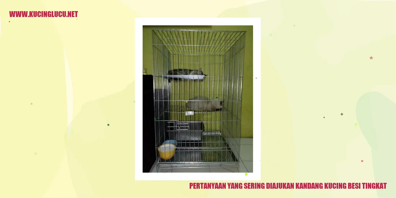 Gambar Kandang Kucing Besi Tingkat