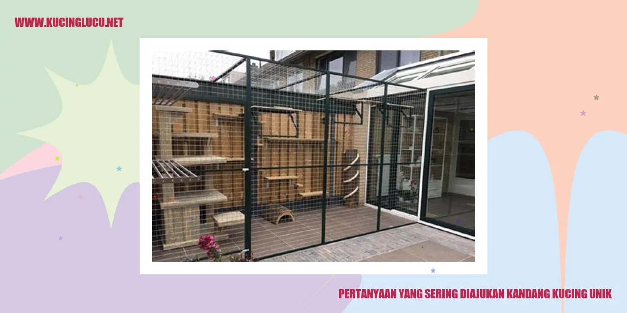 Foto Kandang Kucing Unik