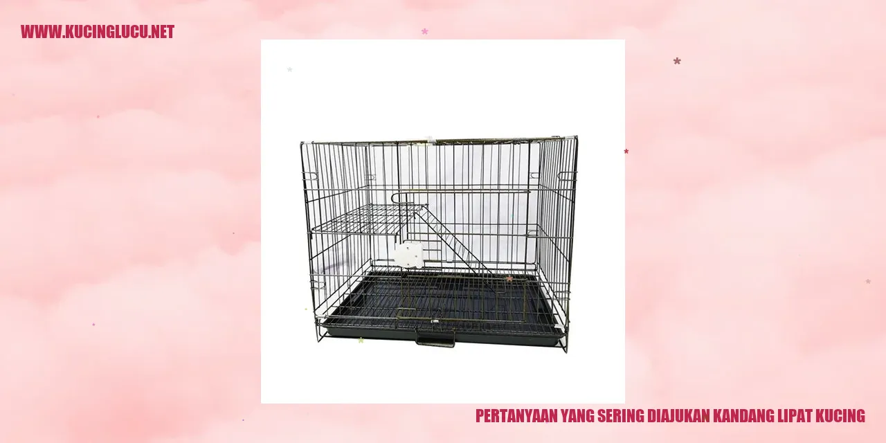 Kandang Lipat Kucing