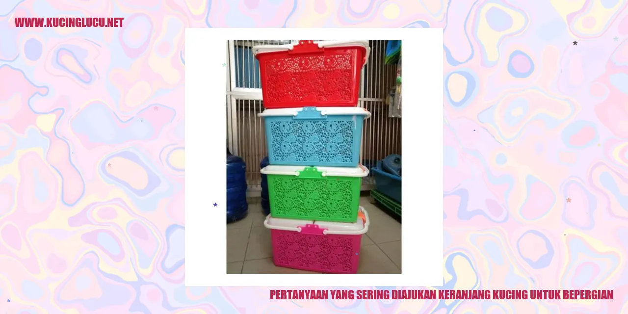 Keranjang Kucing untuk Bepergian