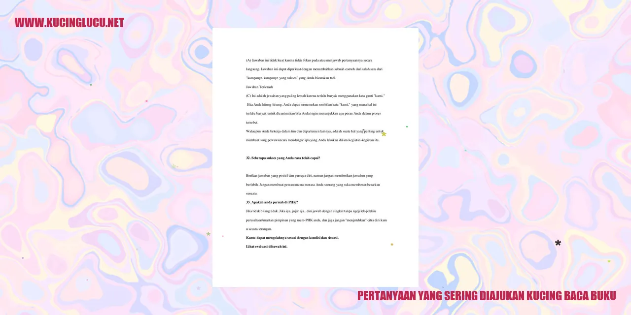 Gambar Kucing Sedang Membaca Buku