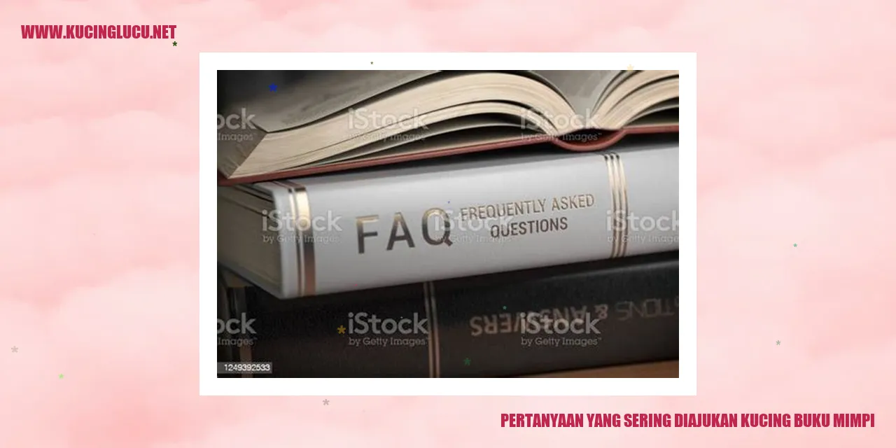 Pertanyaan yang Sering Diajukan tentang Kucing dalam Buku Tafsir Mimpi