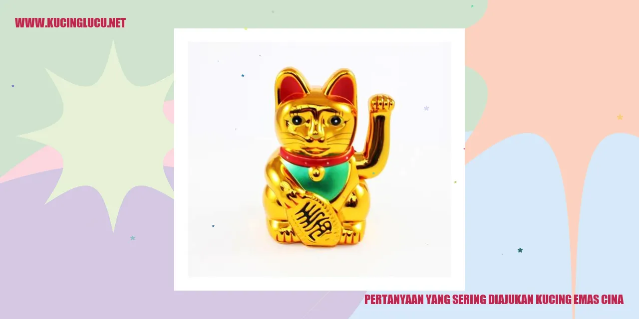 Gambar kucing emas Cina