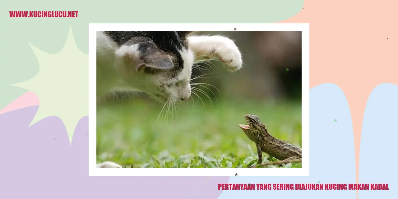 Kucing Menggemari Kadal