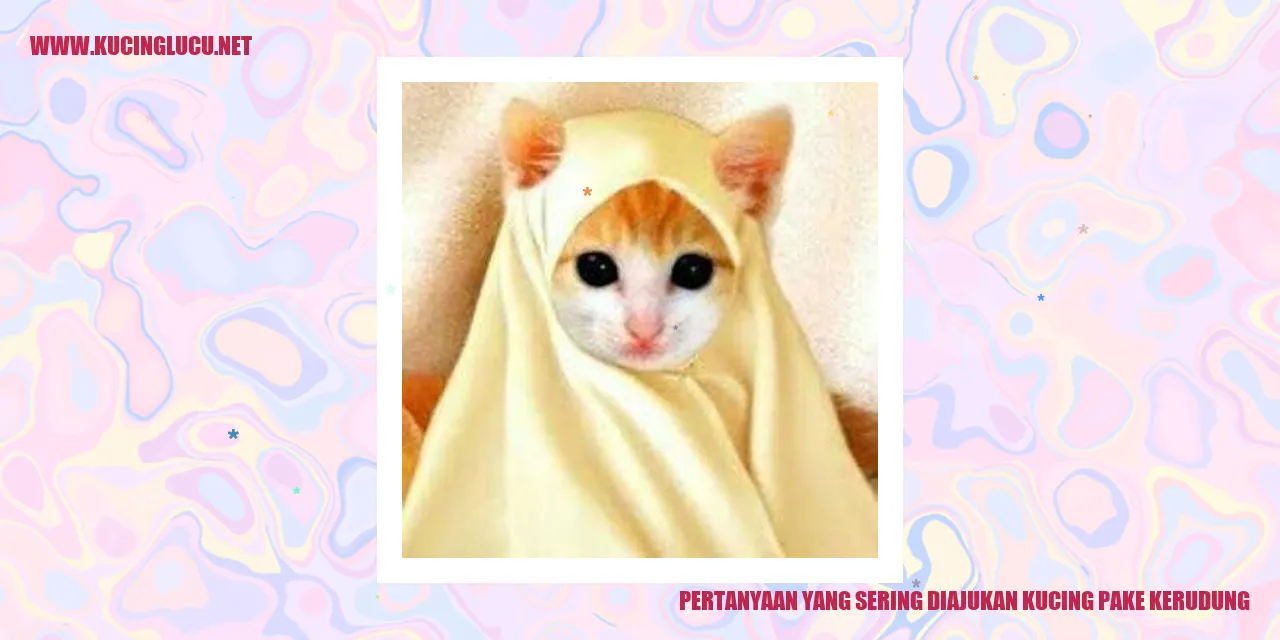 Gambar Kucing Menggunakan Kerudung