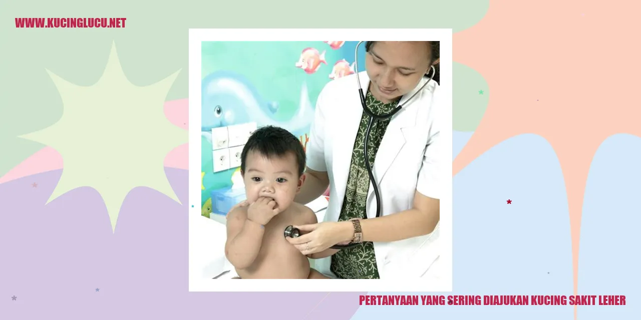 Kucing mengalami sakit leher