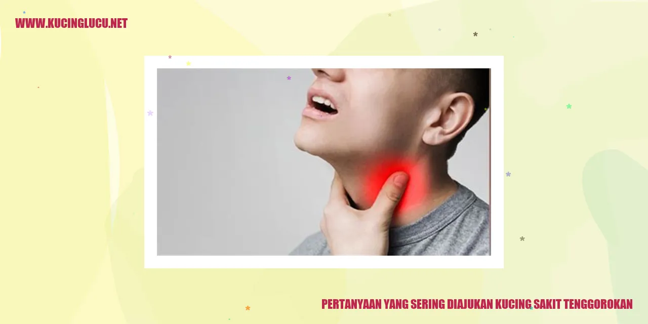 Kucing sakit tenggorokan