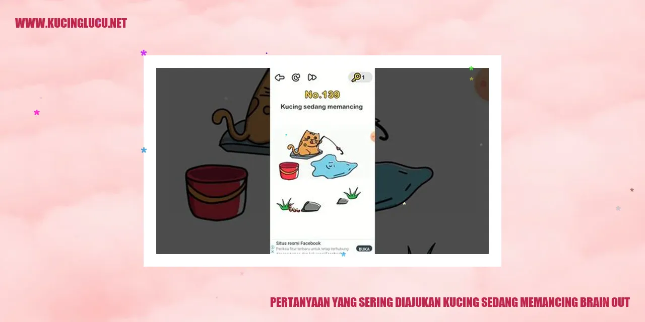 Gambar kucing sedang mencari makanan