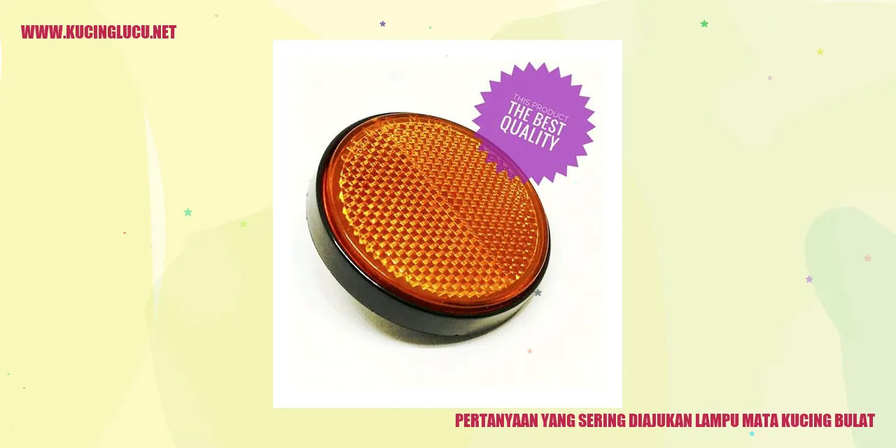 Lampu Mata Kucing Bulat