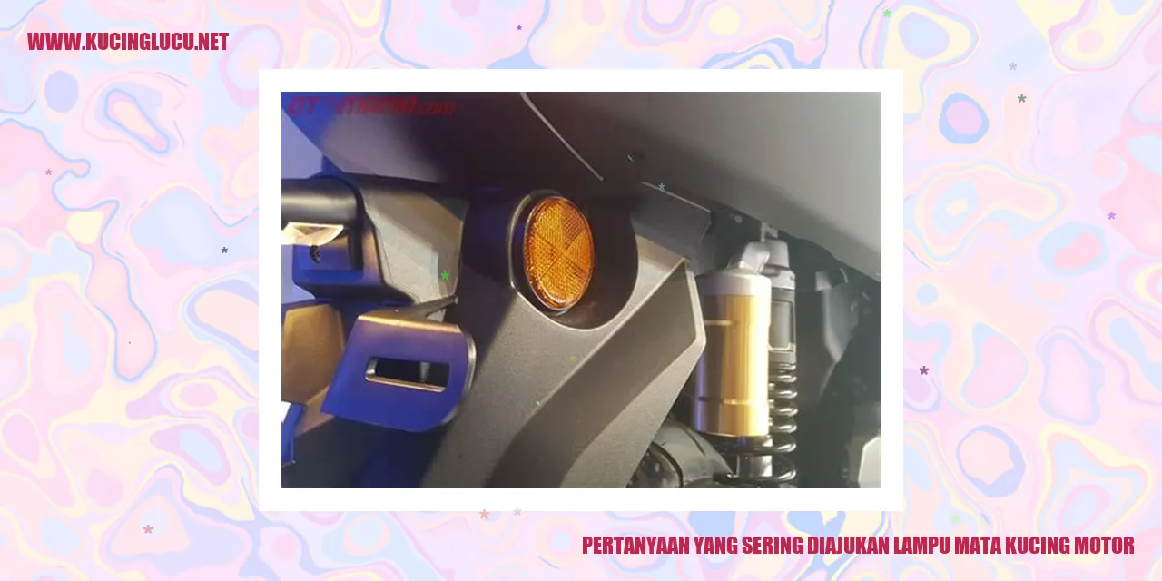 Lampu Mata Kucing Motor