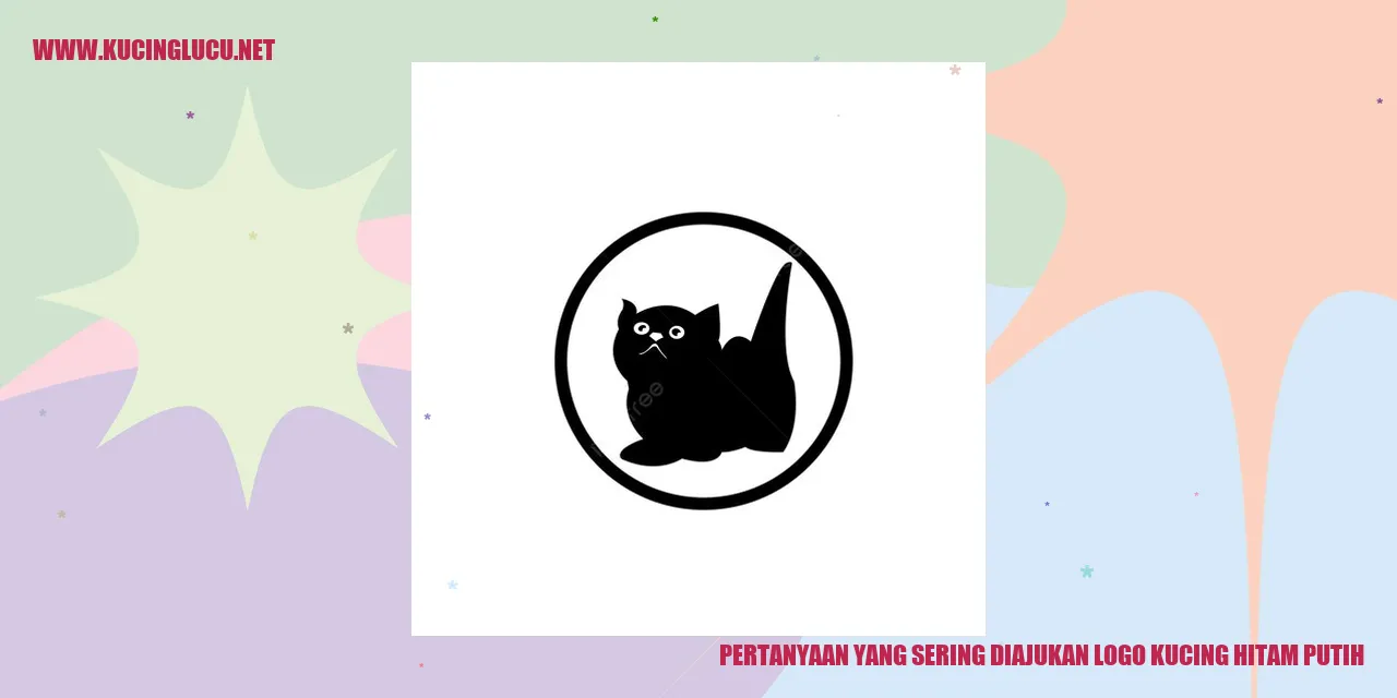 Logo kucing hitam putih