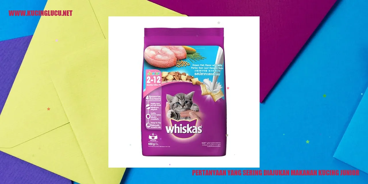 Makanan Kucing Junior